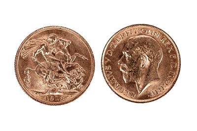 Lot 408 - A George V 1913 gold sovereign