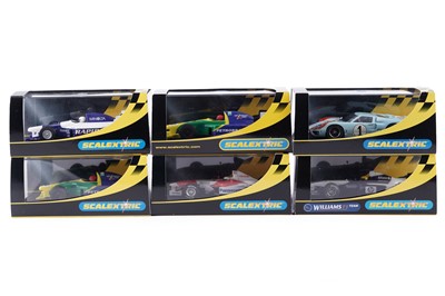 Lot 328 - Six boxed Scalextric cars