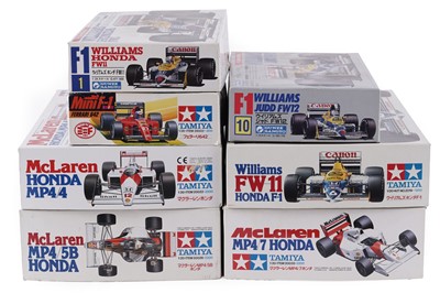 Lot 283 - Four boxed Tamiya 1:20 scale model kits