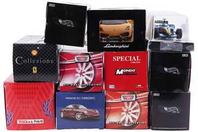 Lot 346 - Eleven boxed 1:32 scale dieccast model cars
