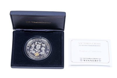 Lot 458 - A Westminster Victoria Cross 5oz Fine Silver Commemorative Coin