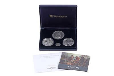 Lot 459 - A Westminster The Battle Of Trafalgar Coin & Medal Set