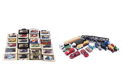 Lot 344 - A large collection of boxed and loose diecast model vehicles