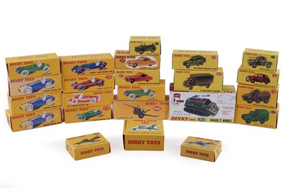 Lot 339 - A collection of Dinky diecast vehicles in reproduction boxes
