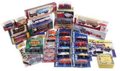Lot 341 - A collection of boxed and carded Corgi, Dinky and Matchbox diecast