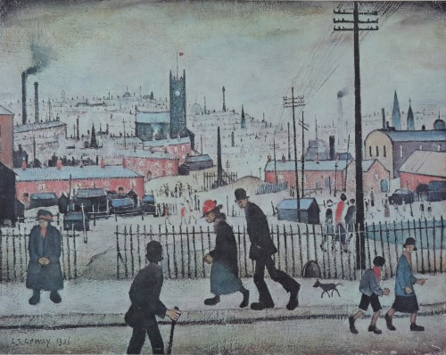 Lot 16 - Laurence Stephen Lowry (1887-1976) ''View of a...