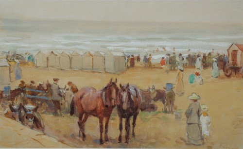 Lot 33 - John Atkinson (1863-1924) Horses, donkeys and...