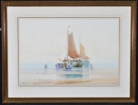 Lot 38 - William John Baker (1865-1938) Dutch sailing...