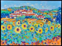 Lot 78 - John Holt Contemporary) ''Sunflowers Provence''...