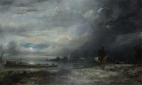 Lot 107 - George Balmer (1805-1846) ''The Haarlem Meer'',...
