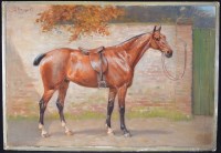 Lot 124 - John Atkinson (1863-1924) A Bay Hunter saddled...