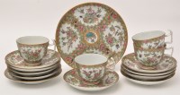 Lot 145 - Chinese famille rose Canton ware, comprising:...