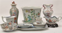 Lot 148 - Chinese and Chinese style ware, comprising:...