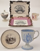 Lot 260 - Lustre ware of 'North East' interest,...