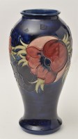 Lot 282 - Moorcroft 'Anenome' elongated pear shaped vase,...