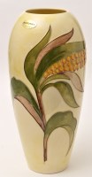 Lot 283 - Moorcroft 'Sweetcorn' elongated pear shaped...