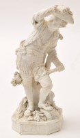 Lot 296 - Derby bisque figure Fire, modelled after...