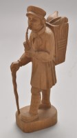 Lot 390 - A 20th Century German carved oak figure, by...