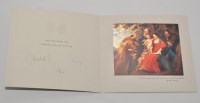 Lot 396 - 1961 Royal Christmas Card, signed by H.M....