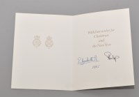 Lot 404 - 1985 Royal Family Christmas Card, signed by...