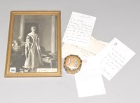 Lot 406 - A gift from Queen Elizabeth, The Queen Mother:...