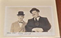 Lot 416 - Laurel & Hardy: a signed photograph inscribed '...