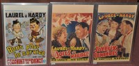 Lot 433 - Five Laurel & Hardy Belgian film posters, to...