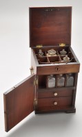 Lot 449 - A 19th Century mahogany apothecary cabinet,...