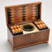 Lot 458 - An early 19th Century mahogany tea caddy,...