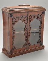 Lot 463 - A 19th Century mahogany table top cabinet, the...