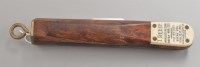 Lot 488 - A Burroughes & Watts snooker cue end, bearing...