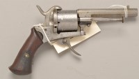 Lot 523 - A Belgian 19th Century .300 cal. pin fire...