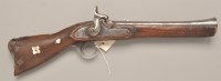 Lot 537 - A Turkish Blunderbuss style pistol, the flared...