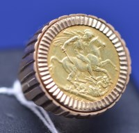 Lot 568 - A George V gold sovereign, 1926, in 9ct....