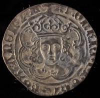 Lot 636 - Henry VII groat, crowned bust facing, M.M....