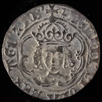 Lot 642 - Henry VII groat, crowned bust facing, M.M....