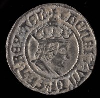 Lot 649 - Henry VII half groat, profile bust, M.M. Rose,...