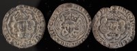 Lot 651 - Three Henry VII half groats, all crowned...