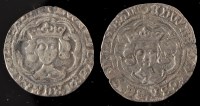 Lot 657 - Two Edward IV groats, both crown facing busts,...