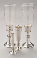 Lot 683 - A pair of Elizabeth II candlesticks, by Reid &...