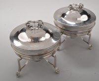 Lot 690 - A pair of George Britannia Standard Silver...