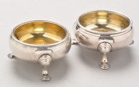 Lot 740 - A George III silver table salt, possibly by...