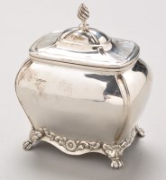 Lot 758 - An Edwardian tea caddy, by Robert Pringle &...