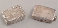 Lot 781 - A George IV silver vinaigrette, by William...