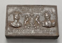 Lot 799 - A 19th Century tin vesta case, the front with...