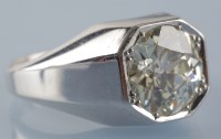 Lot 935 - A solitaire diamond ring, the old European cut...