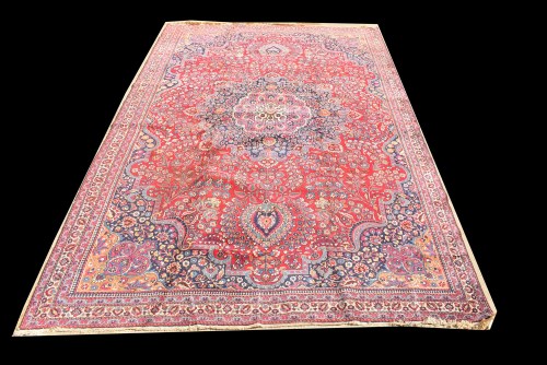 Lot 1040 - A Khorassan carpet, the central medallion...