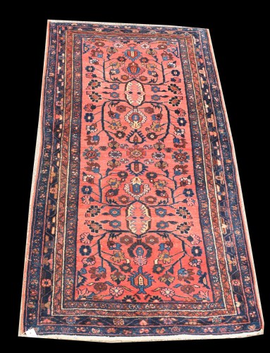 Lot 1064 - A Malayer runner, with stylized floral design...