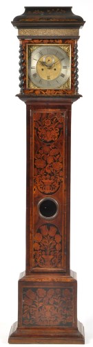 Lot 1099 - Hindley, York: a walnut and floral marquetry...