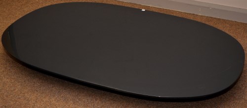 Lot 1115 - Cappellini, Italy: a black gloss oval coffee...
